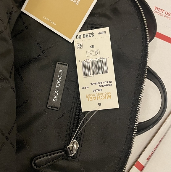 Michael Kors 🌴✨ $298 DALLAS MD SLIM  Backpack Handbag Designer MK Bag - Picture 2 of 8